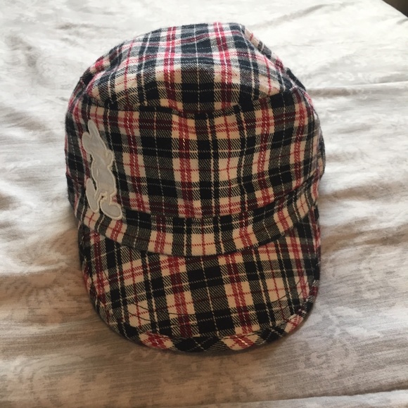 Disney parks plaid women’s cap - Picture 2 of 7